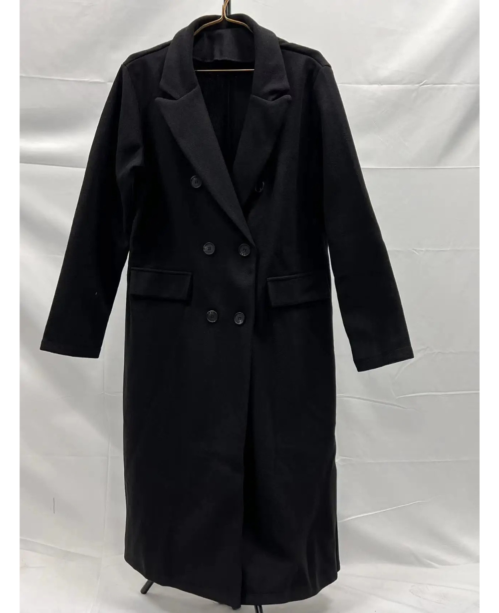 Oversized trenchcoat met knoopsluiting voor dames – LUMINO