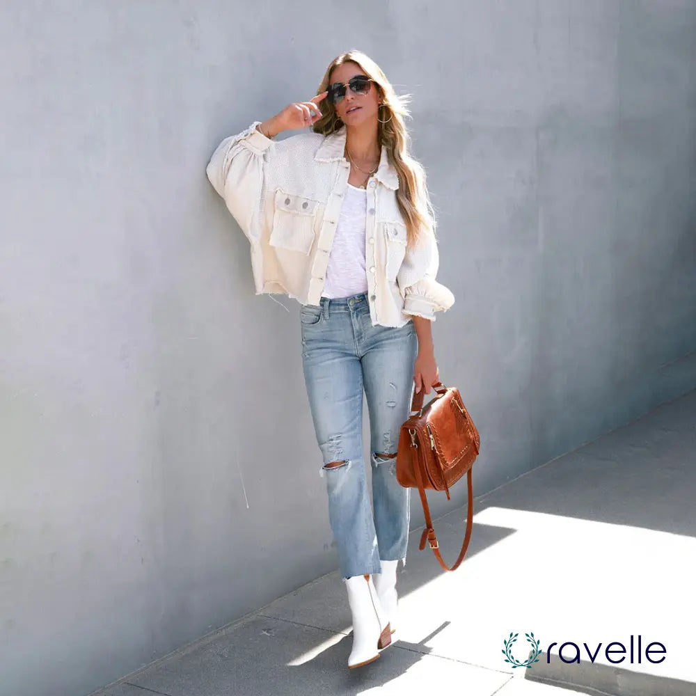 Bohemian dames jasje met unieke details en vintage flair – ZAFIRA NOMAD