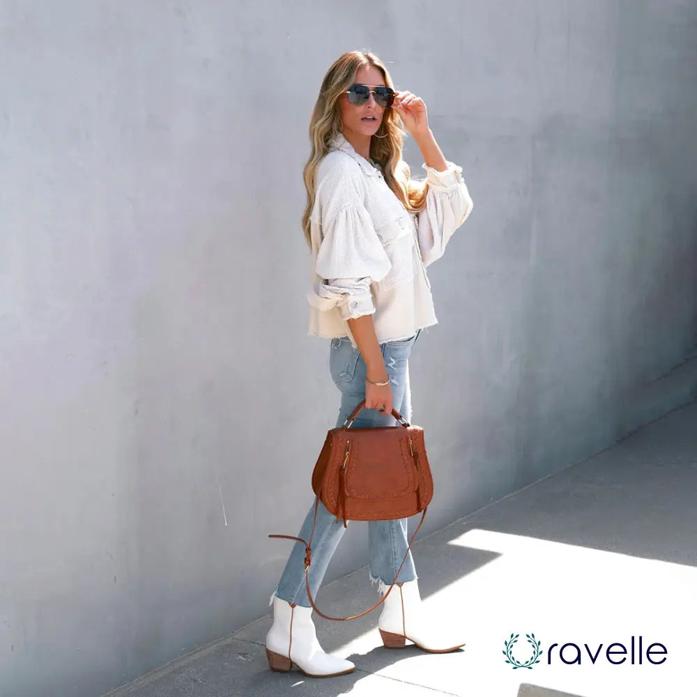 Bohemian dames jasje met unieke details en vintage flair – ZAFIRA NOMAD