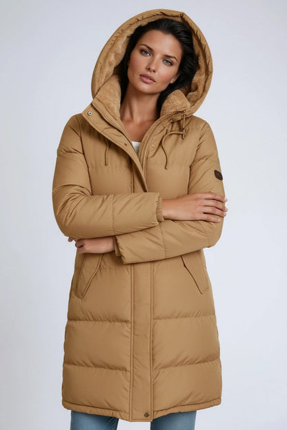 Winterjas voor dames met bontvoering – NOVAWEAR