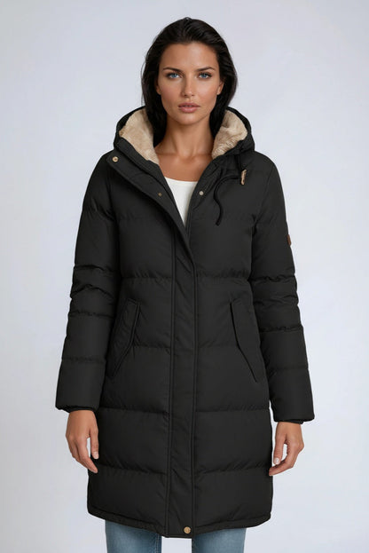 Winterjas voor dames met bontvoering – NOVAWEAR
