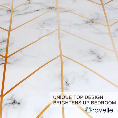 MARBLE ARROW - Luxe dekbedovertrekset van microvezel