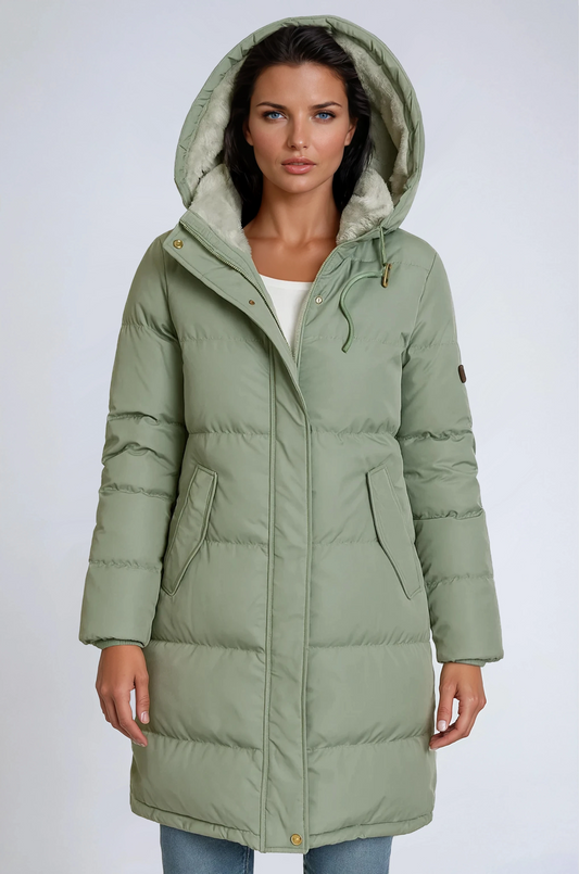 Winterjas voor dames met bontvoering – NOVAWEAR