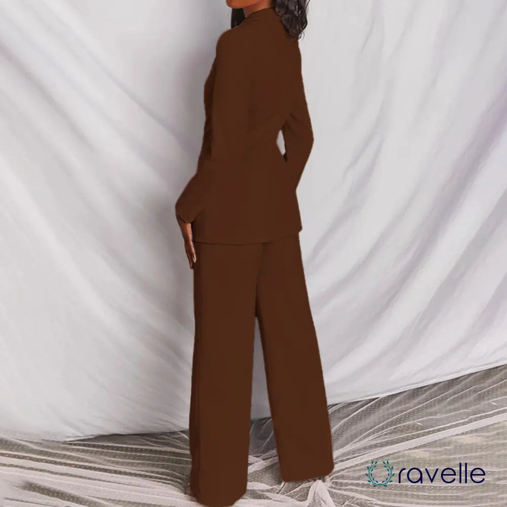 Tweedelige dames blazer & broekenset in klassieke stijl – VESTA TAILORED