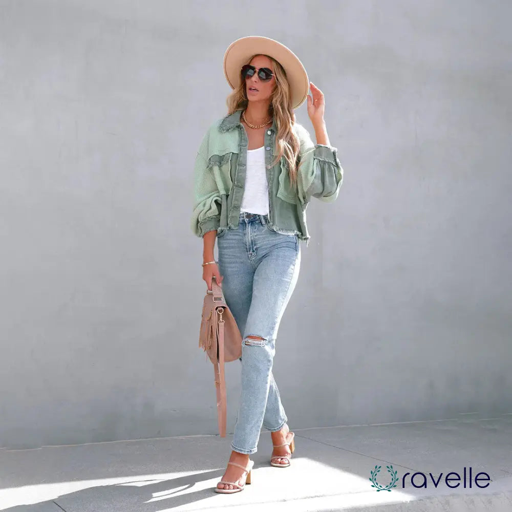 Bohemian dames jasje met unieke details en vintage flair – ZAFIRA NOMAD