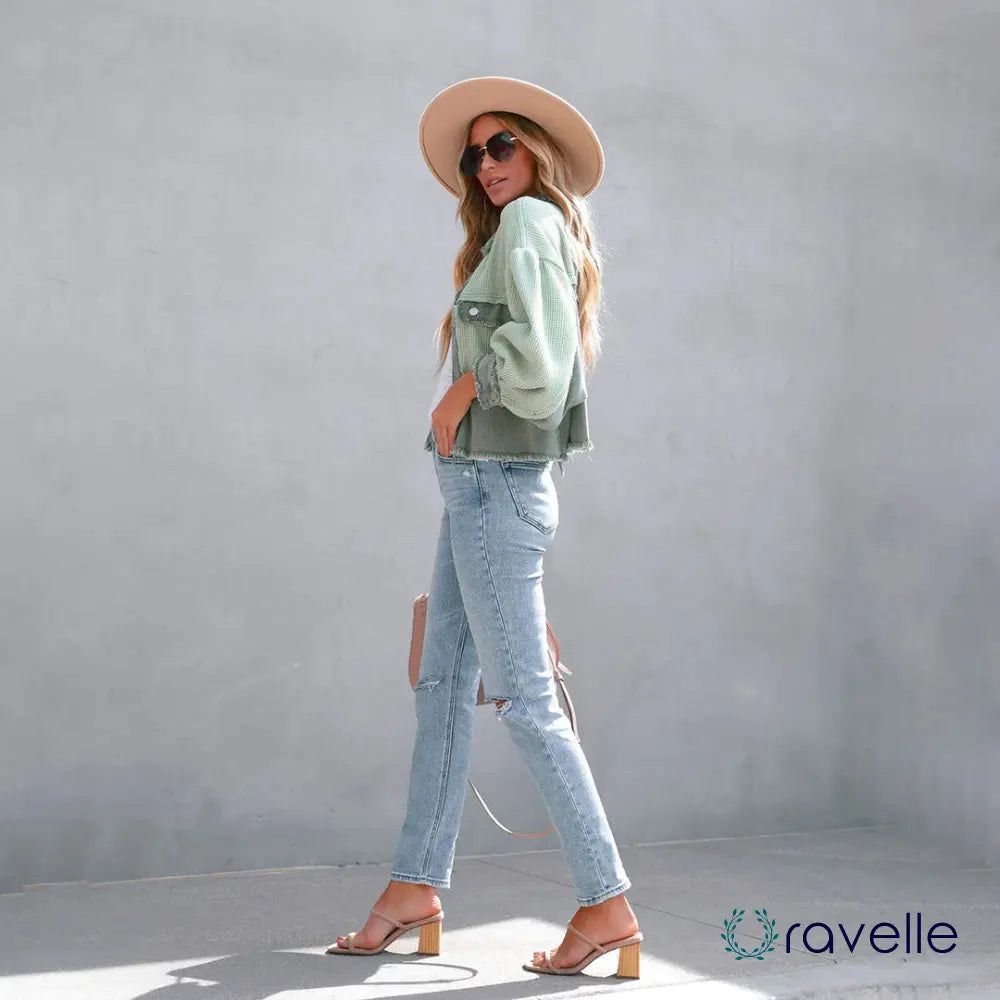 Bohemian dames jasje met unieke details en vintage flair – ZAFIRA NOMAD