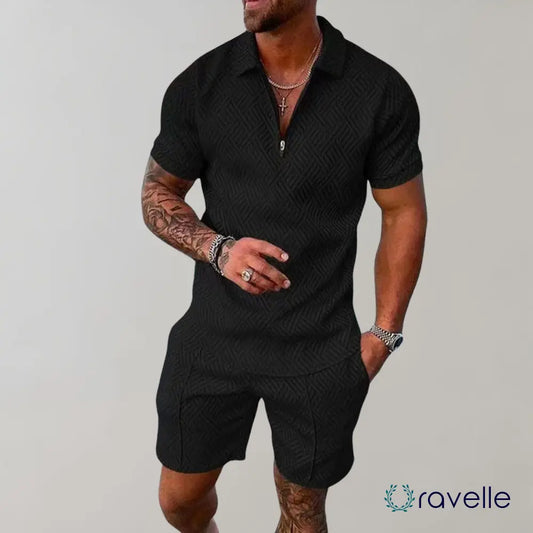 Tweedelige heren zomerset met stijlvolle pasvorm – NUVARO SUNSET