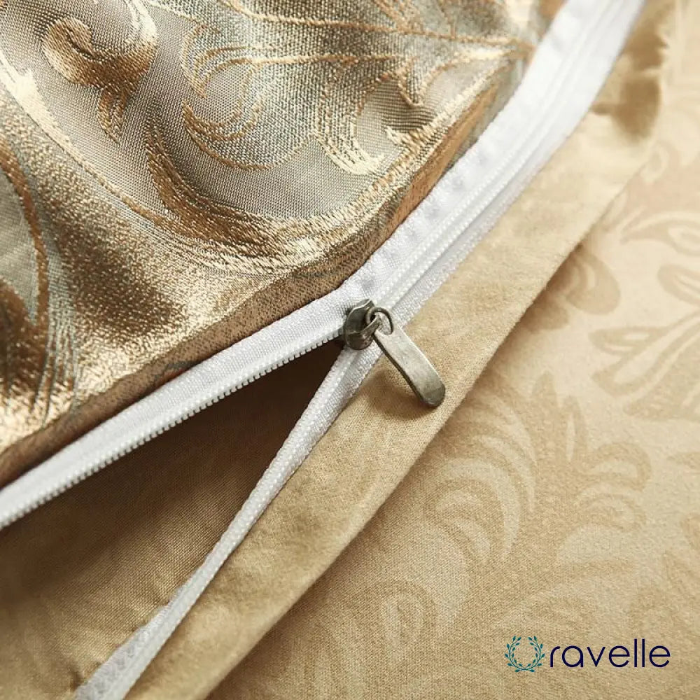 GOLD RUSH - Luxe dekbedovertrekset van microvezel