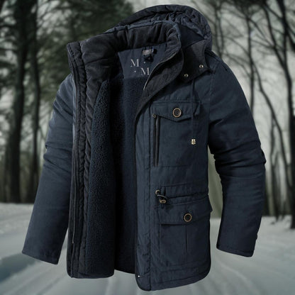 Warme dikke winterjas voor heren met isolatie – BRAVENTEA