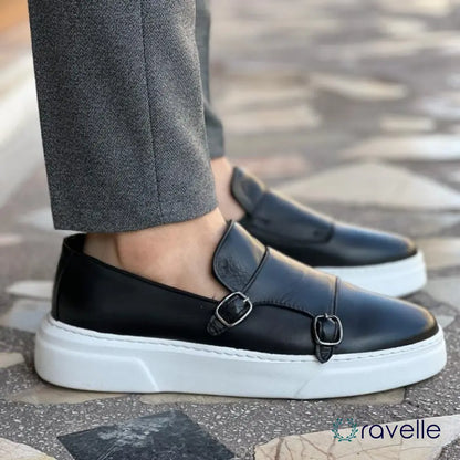 Comfortabele heren slip-on loafers met flexibel design – VELTRO SLIP
