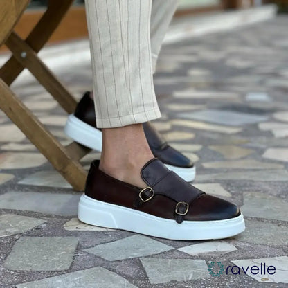 Comfortabele heren slip-on loafers met flexibel design – VELTRO SLIP