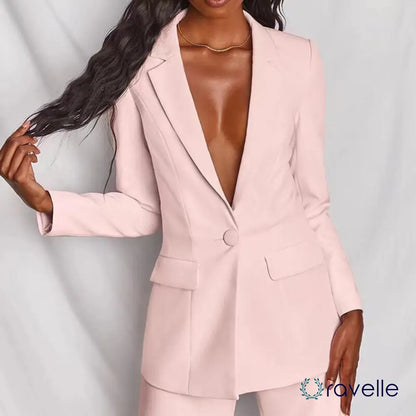 Tweedelige dames blazer & broekenset in klassieke stijl – VESTA TAILORED