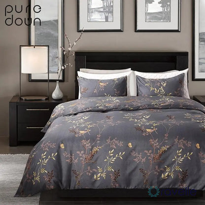 BRIGHT BLOSSOM - Luxe dekbedovertrekset met bloemenprint