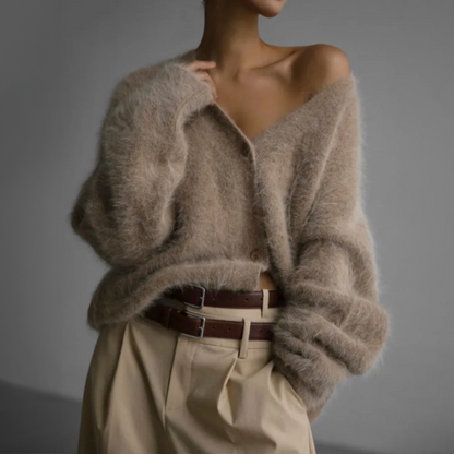 Oversized kasjmier jack voor dames zacht en warm – NOVAWEAR