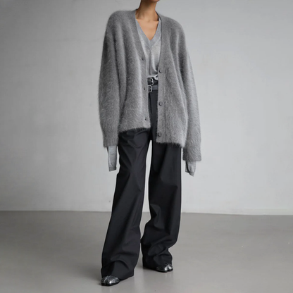 Oversized kasjmier jack voor dames zacht en warm – NOVAWEAR