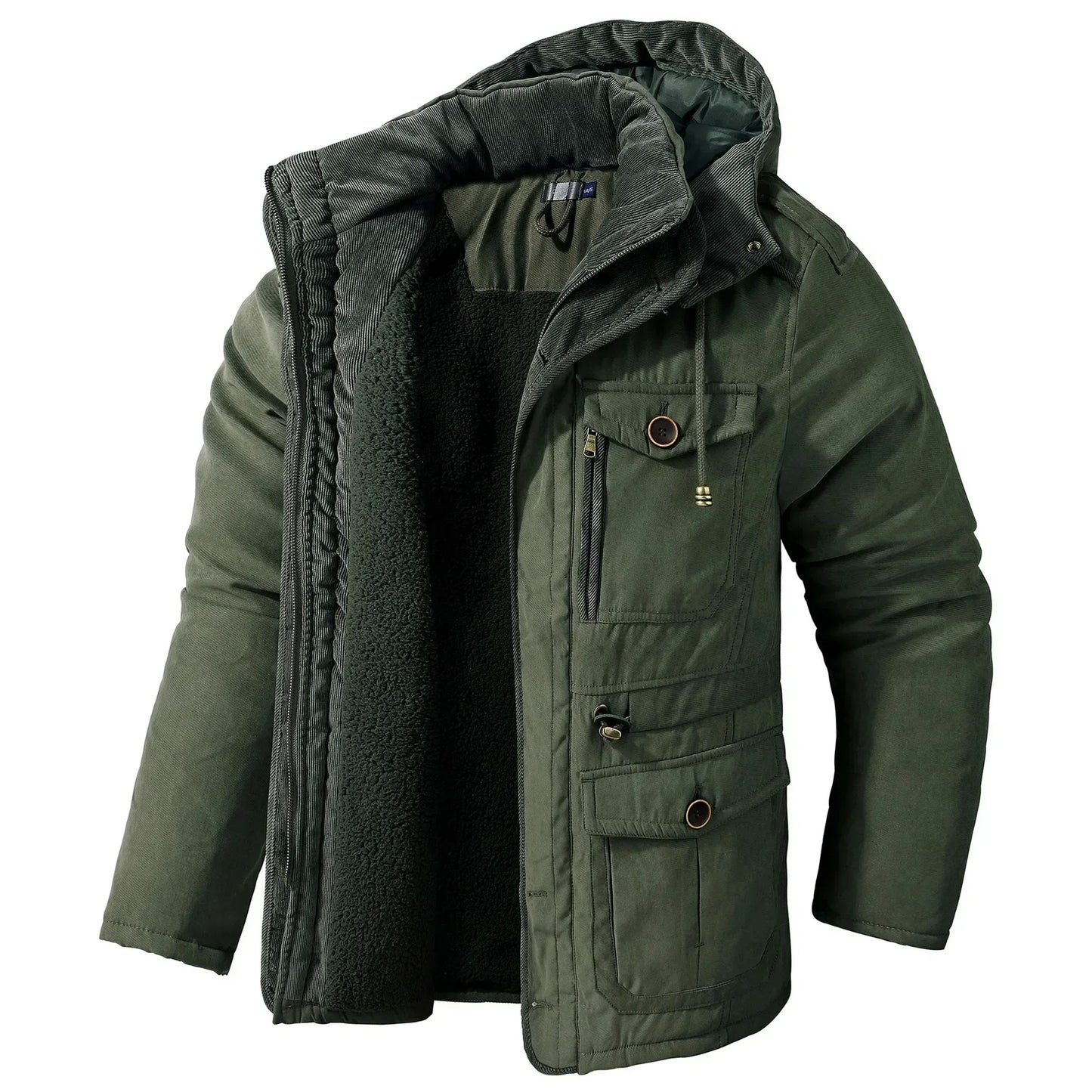 Dikke winterjas met capuchon voor maximale warmte - KARLO