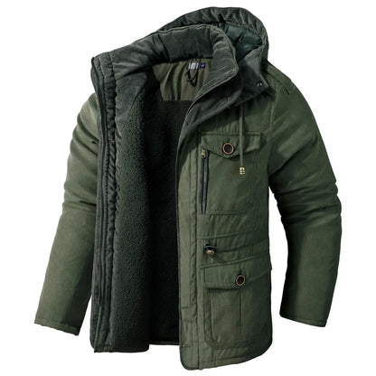 Dikke winterjas met capuchon voor maximale warmte - KARLO