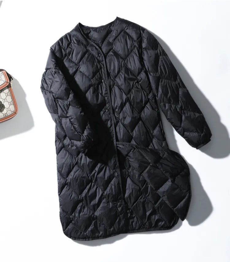 Blijf warm in de lange winterjas voor dames – LUXEWEAR