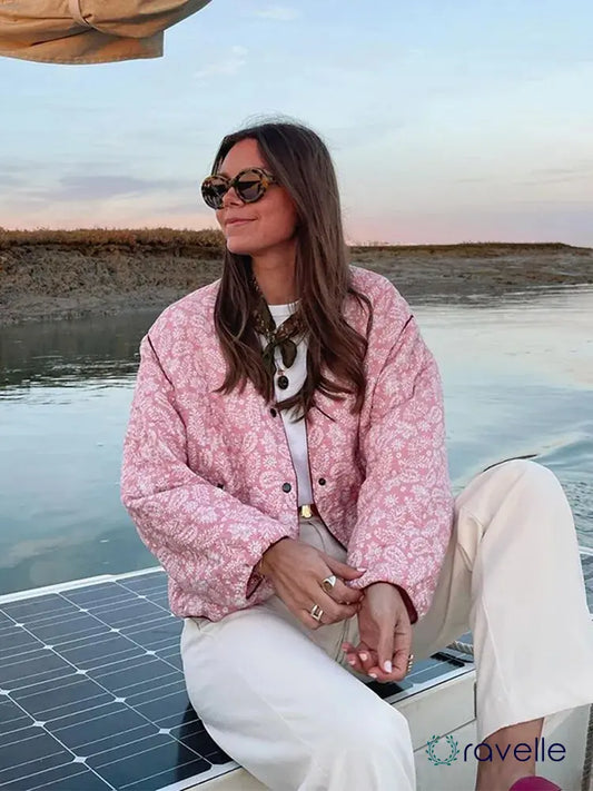 Boho patchwork damesjas met gewatteerde afwerking – LUNARIA BLOOM