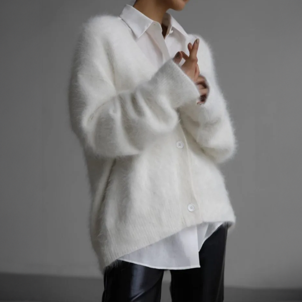 Oversized kasjmier jack voor dames zacht en warm – NOVAWEAR