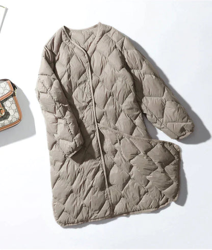 Blijf warm in de lange winterjas voor dames – LUXEWEAR