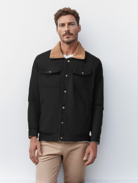 Riley jas met knopsluiting en kraag voor heren – RILEY
