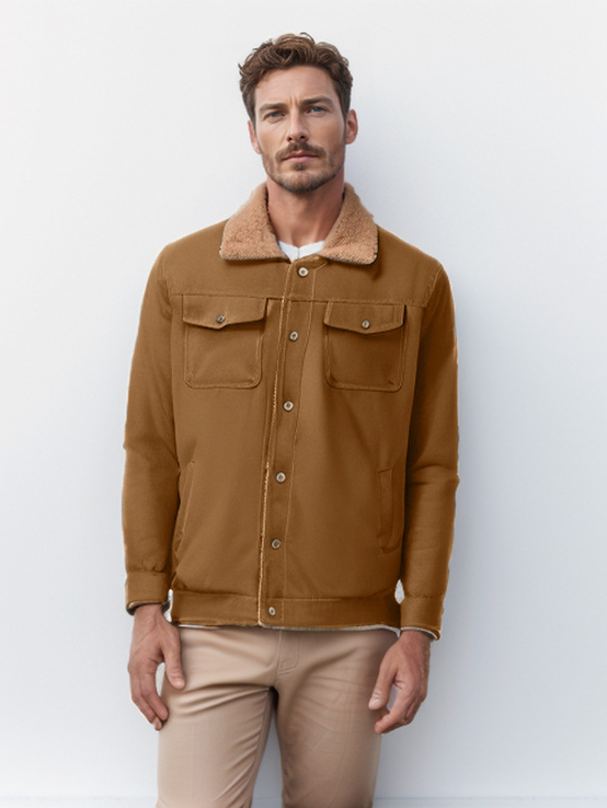 Riley jas met knopsluiting en kraag voor heren – RILEY