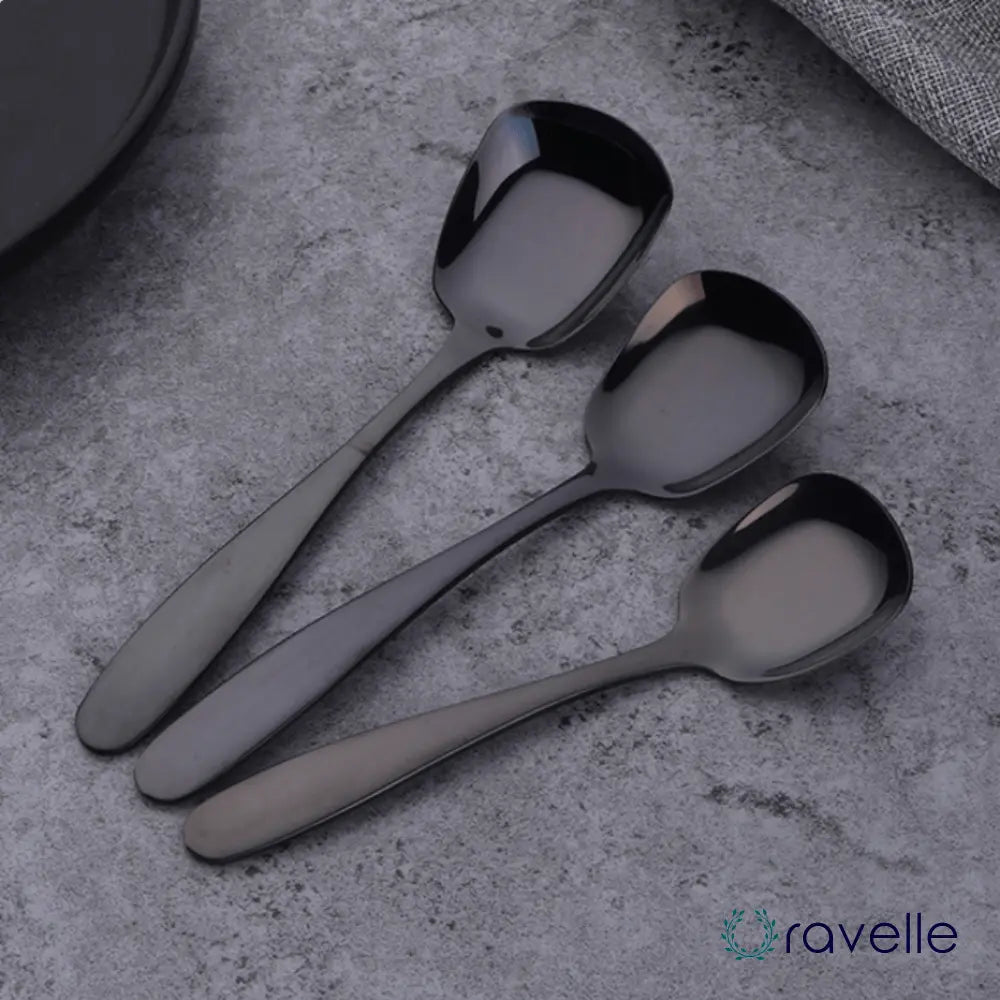 SINGAPORE - Luxe 3-delige serveerlepels set met elegant design