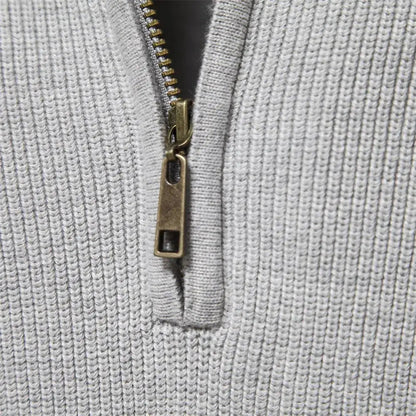 Herensweater met kwartrits en moderne stijl – LEVI