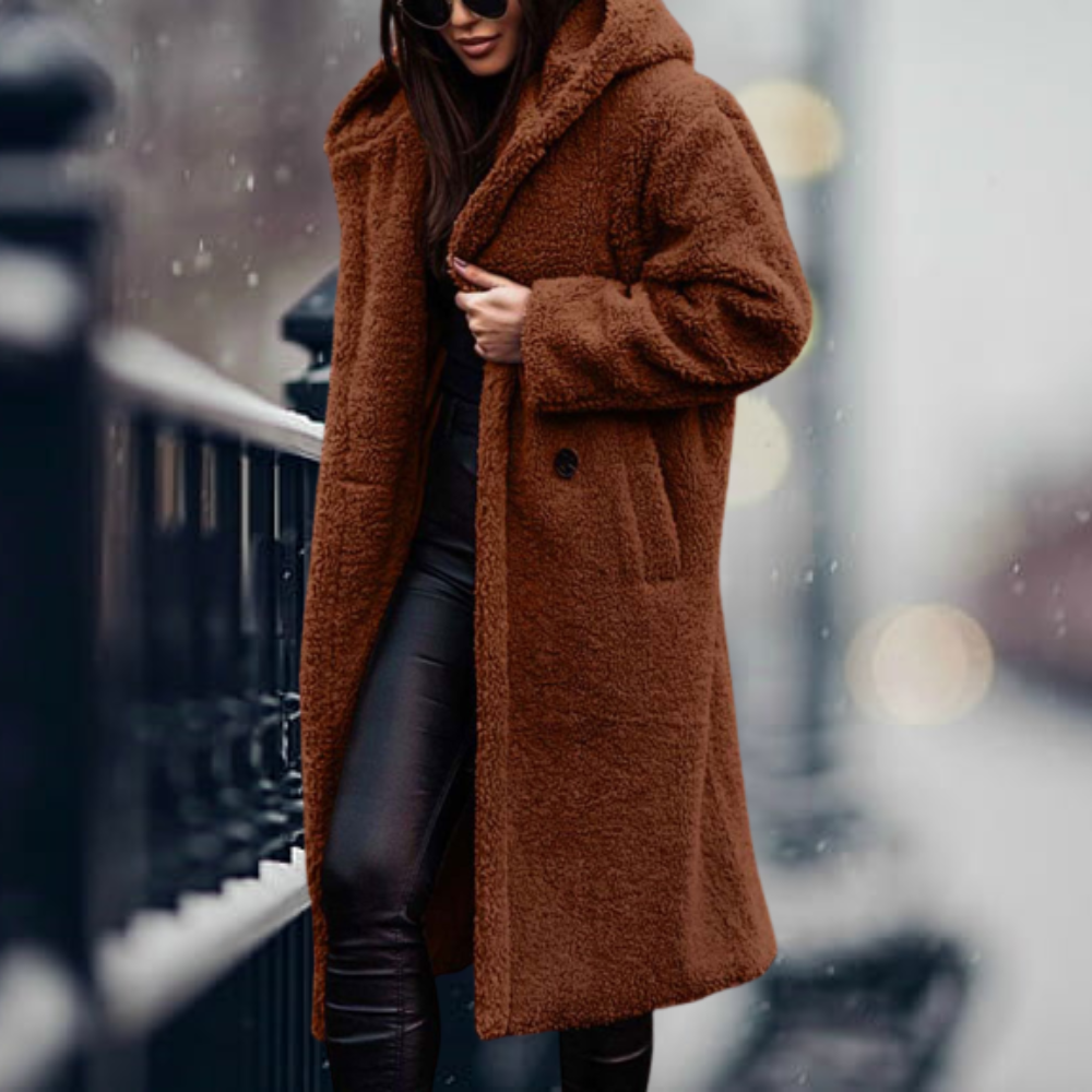 Warme winterjas met capuchon extra voor dames – NOVAWEAR