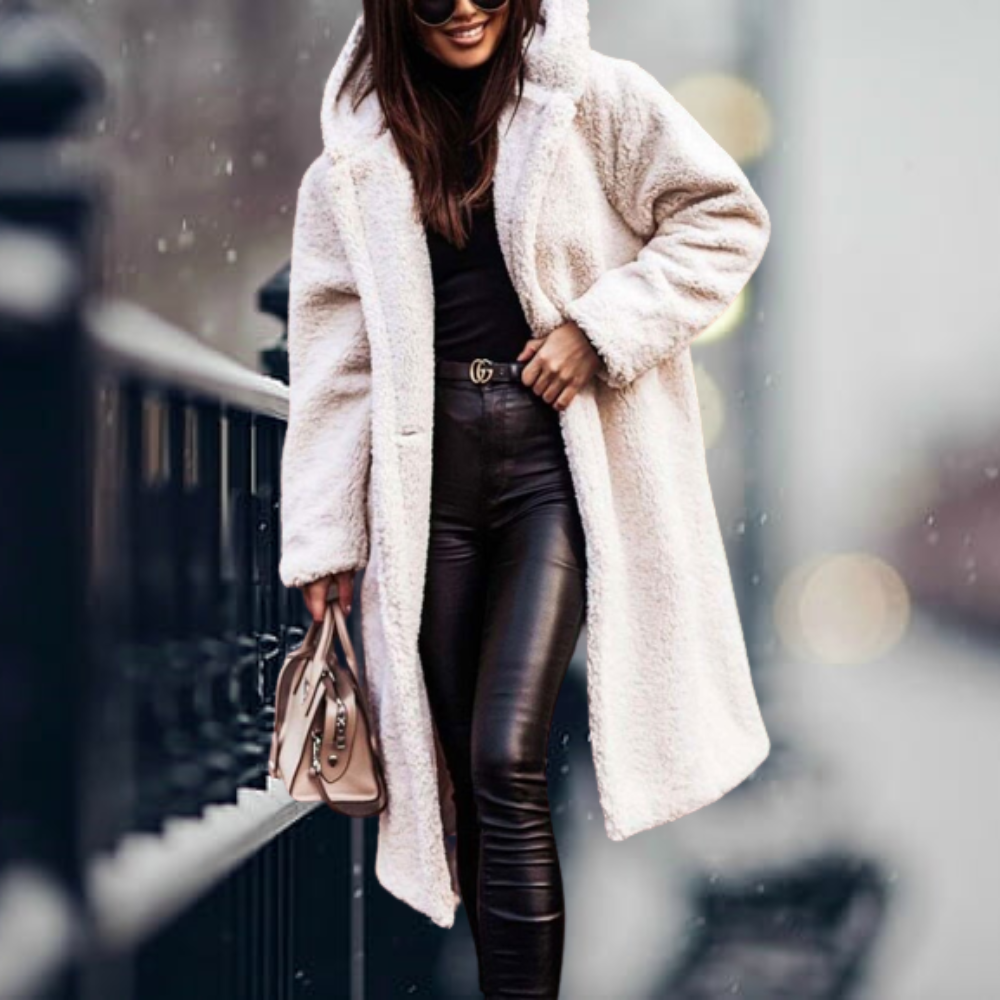 Warme winterjas met capuchon extra voor dames – NOVAWEAR