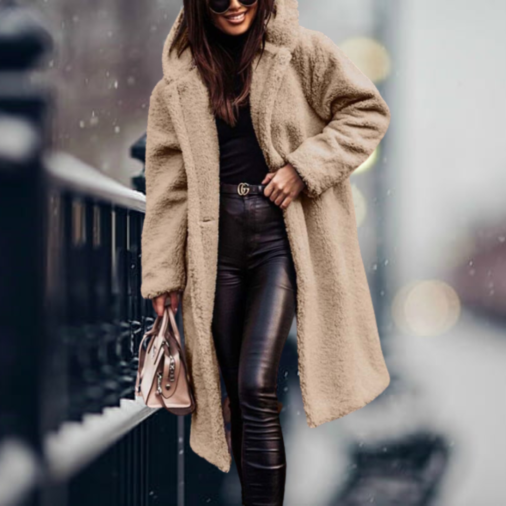 Warme winterjas met capuchon extra voor dames – NOVAWEAR