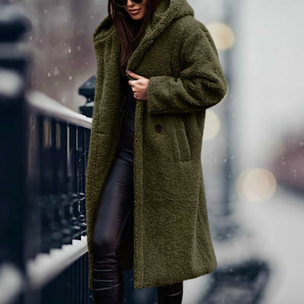 Warme winterjas met capuchon extra voor dames – NOVAWEAR