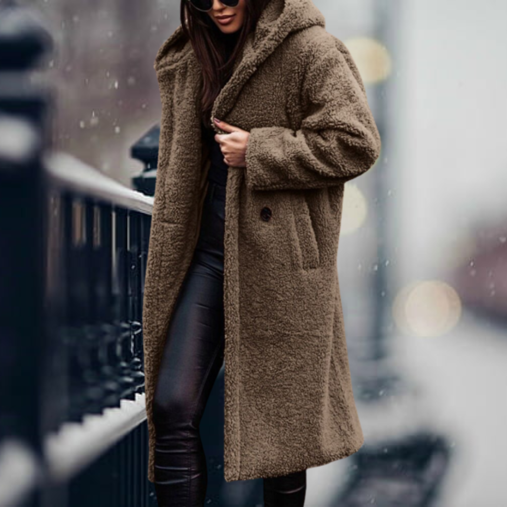 Warme winterjas met capuchon extra voor dames – NOVAWEAR