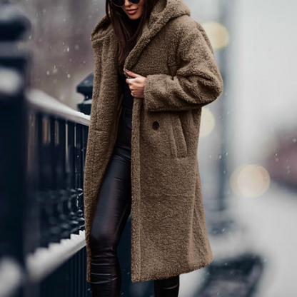 Warme winterjas met capuchon extra voor dames – NOVAWEAR