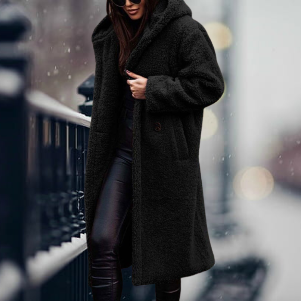 Warme winterjas met capuchon extra voor dames – NOVAWEAR