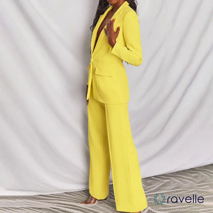 Tweedelige dames blazer & broekenset in klassieke stijl – VESTA TAILORED