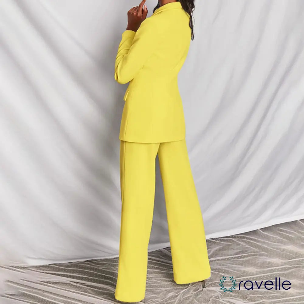 Tweedelige dames blazer & broekenset in klassieke stijl – VESTA TAILORED