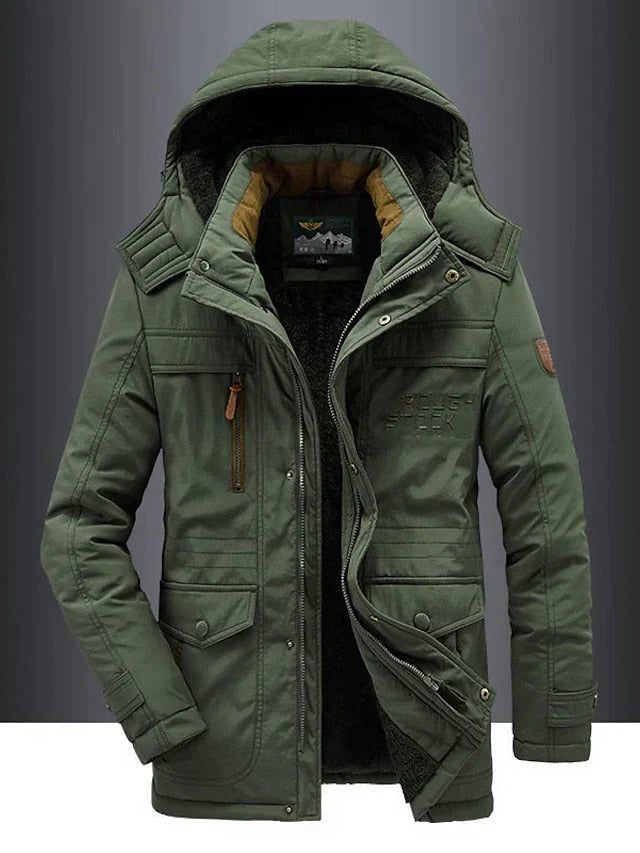 Army Jack voor heren met stevige constructie