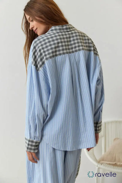 Tweedelige dames pyjamaset van zacht katoen met stretch – NUVIA COMFORTSET