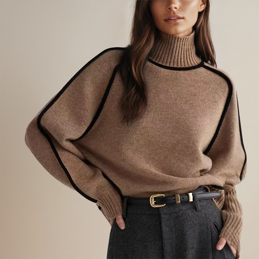 Coltrui met chic col en biezen voor dames met comfort – NX
