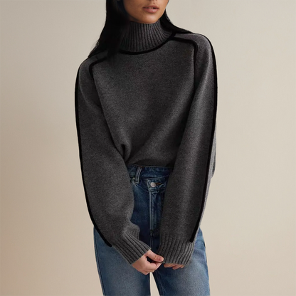 Coltrui met chic col en biezen voor dames met comfort – NX