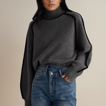 Coltrui met chic col en biezen voor dames met comfort – NX