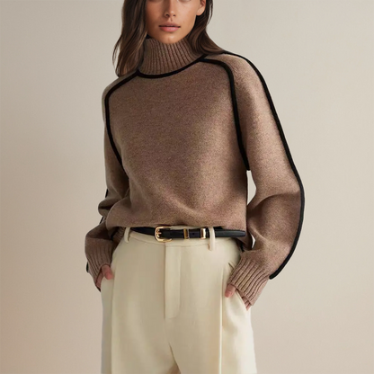 Coltrui met chic col en biezen voor dames met comfort – NX