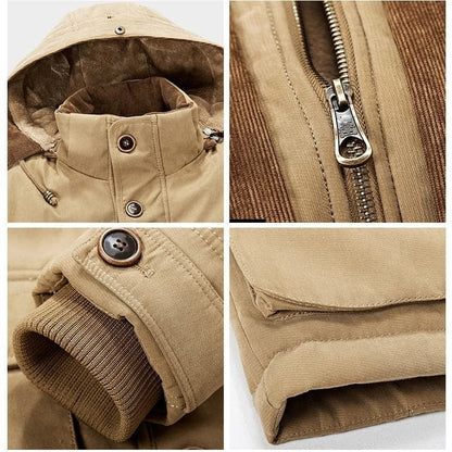 Warme winterjas voor heren met moderne snit – CELARIX