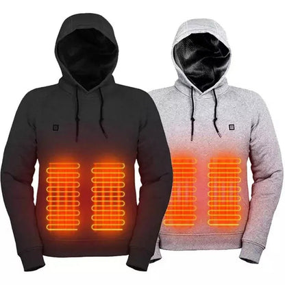 Verwarmde hoodie met verstelbare temperatuurregeling – NOVIQ