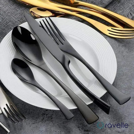 GREECE - Luxe 4-delige bestekset met verfijnd design