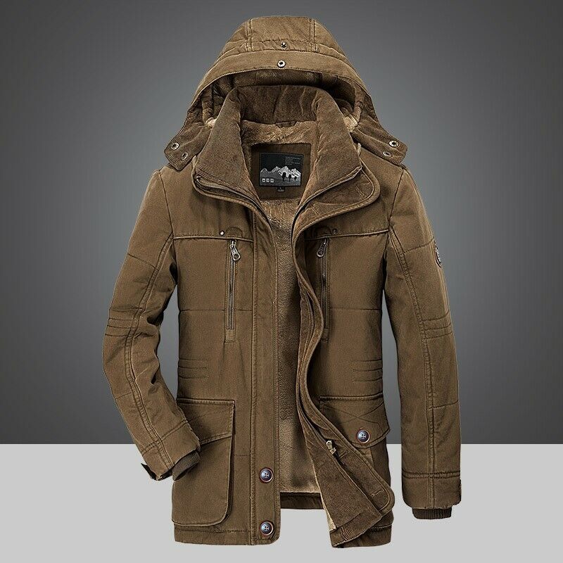Warme winterjas voor heren met moderne snit – CELARIX