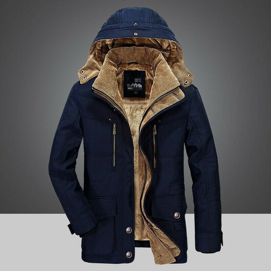 Warme winterjas voor heren met moderne snit – CELARIX