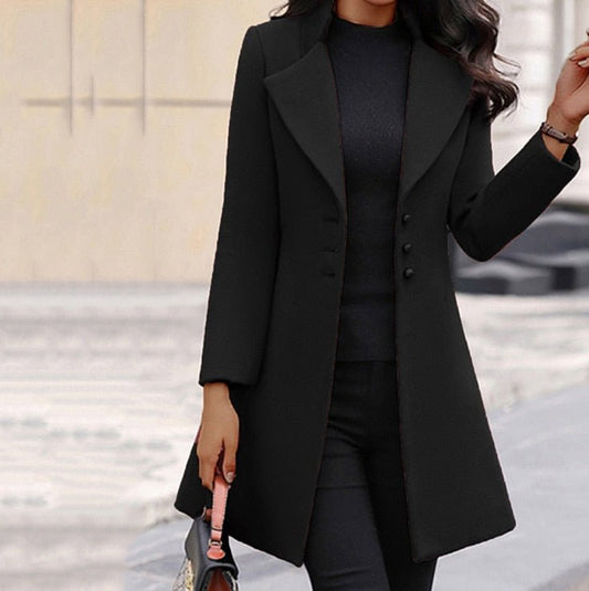 Elegante damesjas met knoopsluiting voor dames – AURIGA